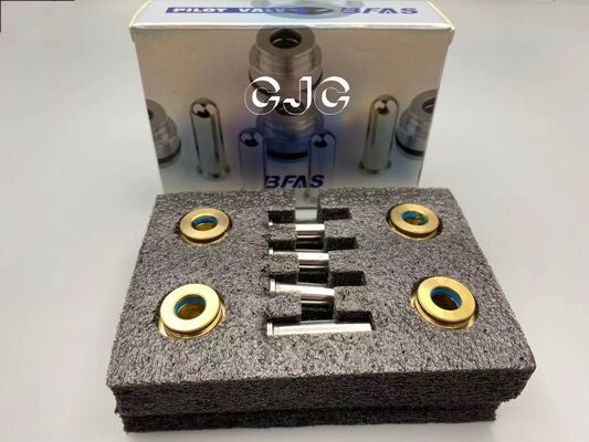 Siver Control Valve Pusher Alloy Steel Material For Excavator