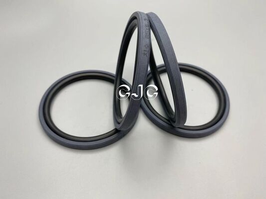 Black Hydraulic Cylinder Oil Seal Kit 700-80-62350 PTFE FKM Material